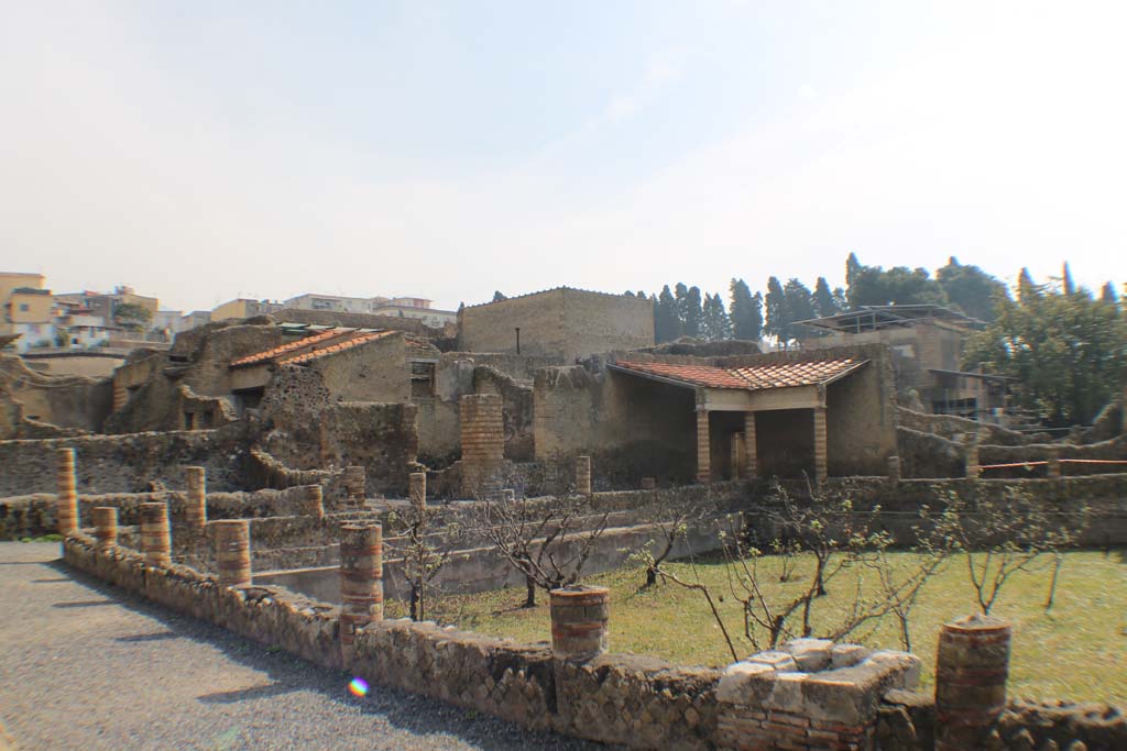 III.1, Herculaneum. March 2019. Area 31, looking across garden area from west side towards north side, and north-east corner. 
Foto Annette Haug, ERC Grant 681269 DÉCOR.